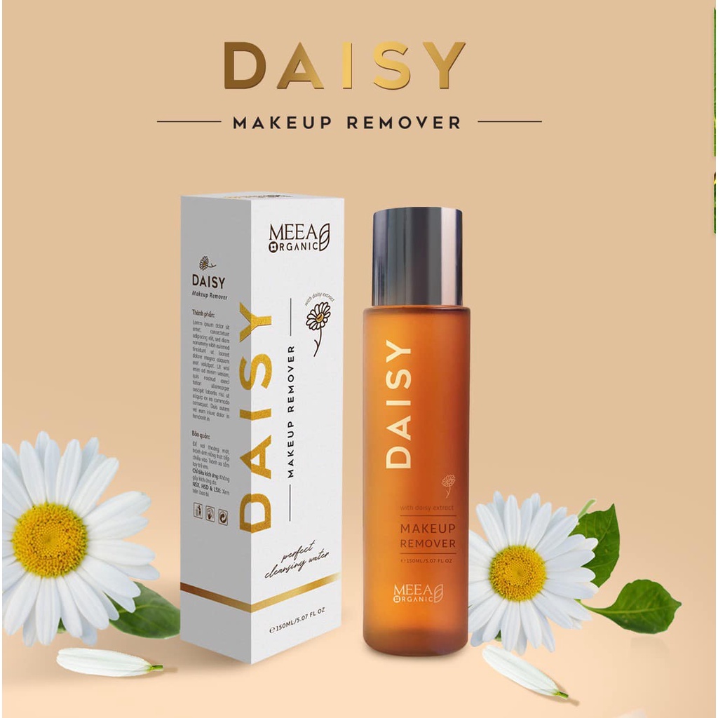 [Chính Hãng] nước tẩy trang daisy meea organic tẩy trang daisy hoa cúc