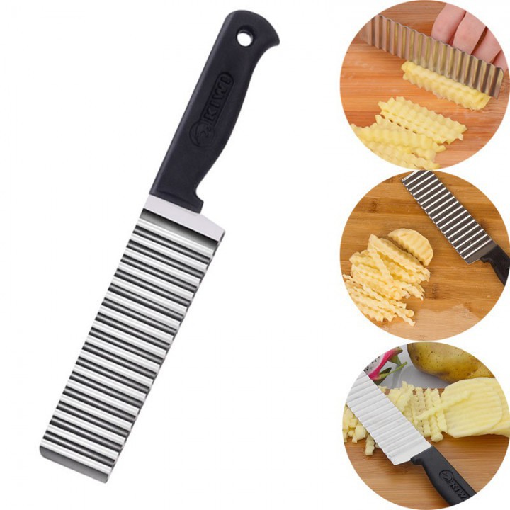 Dao Cắt Lát Sóng Củ Quả - Tạo Hình Lượn Sóng Trang Trí Đẹp Mắt