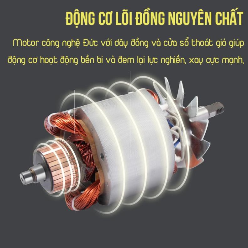 Máy Xay Bột Khô Đa Năng  Máy Xay Ngũ Seka 800y Xay Gạo Ngũ Cố Gia Vị Siêu Mịn Tặng Kèm Rây Lọc Chổi Quét Bột V125V