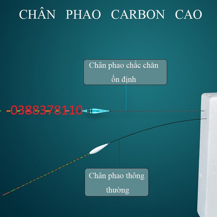 Phao Câu Đài Ngày Đêm Kawasawa Tăm Phao Đa Dạng Truyền Thông Tin Siêu Nhạy - PC9