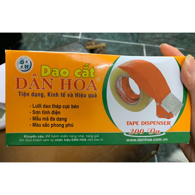 DAO CẮT BĂNG DÍNH DÂN HOA - dùng cho băng dính 1kg