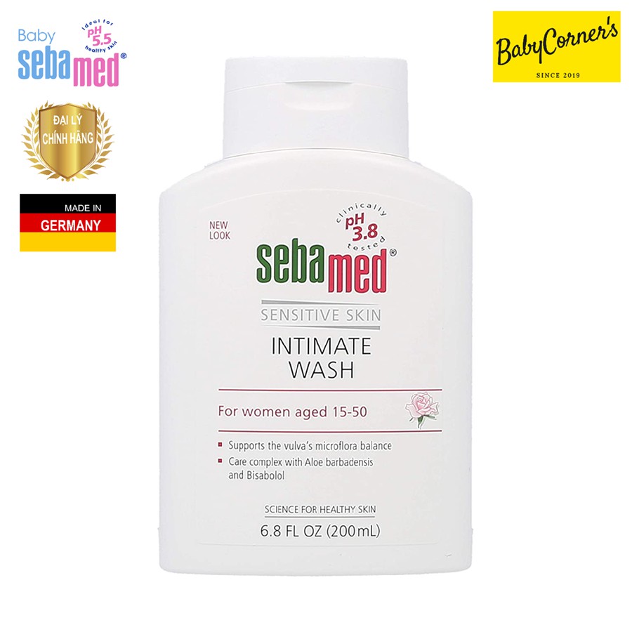 DUNG DỊCH VỆ SINH PHỤ NỮ SEBAMED pH3.8