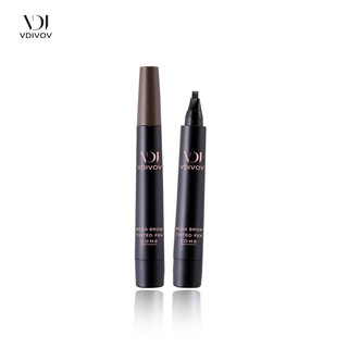 Bút xăm lông mày VDIVOV Mega Brow Tinted Pen Comb 2g
