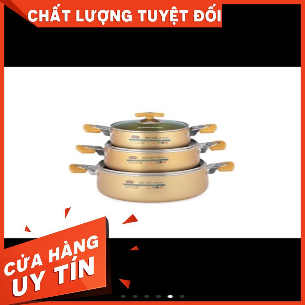 (Thanh lý kho giá sỉ) Bộ nồi 883 sunhouse cao cấp