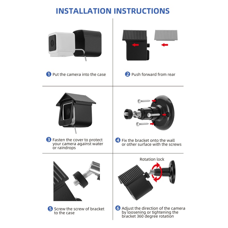 Ốp Điện Thoại Silicon Chống Thấm Nước Có Giá Đỡ Cho Wyze Cam V3