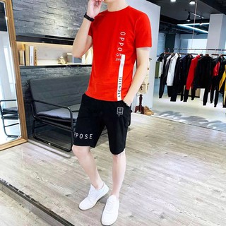 ĐỒ BỘ NAM, BỘ THỂ THAO NAM OPPOSE [3 màu ĐỎ-ĐEN-TRẮNG] - Bán sỉ theo số lượng