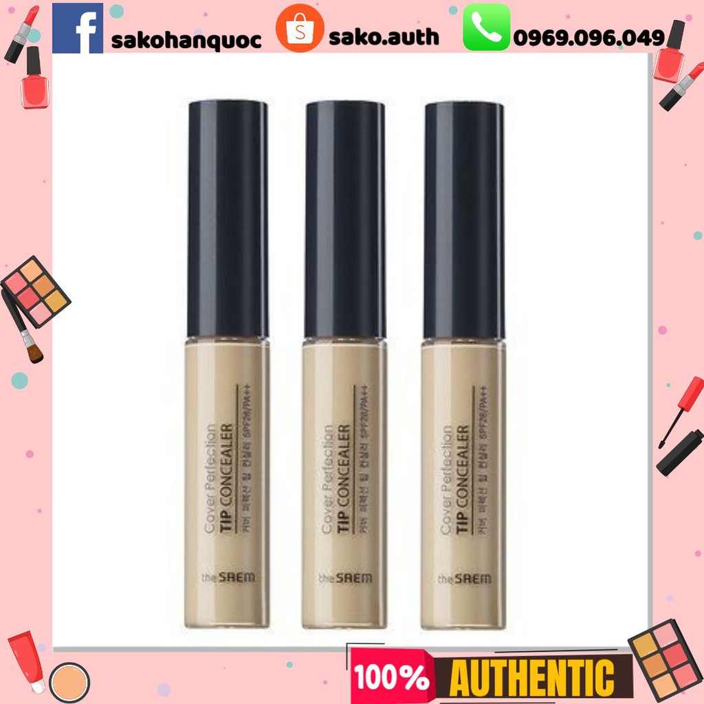 Che khuyết điểm THE SAEM COVER PERFECTION TIP CONCEALER - SAEM | BigBuy360 - bigbuy360.vn