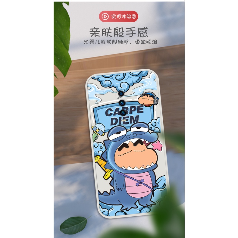 Ốp Điện Thoại Silicon Mềm In Hình Shin chan Cho Xiaomi redmi Note 11 / Vuông / 10 / 8 / 9 / 7 / A / C / T / K40 / 50 / 4pro / S / PRO