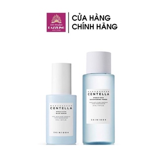 Combo Tinh Chất Và Toner cấp ẩm chuyên sâu Skin1004 Madagascar Centella Hyalu-cica Blue