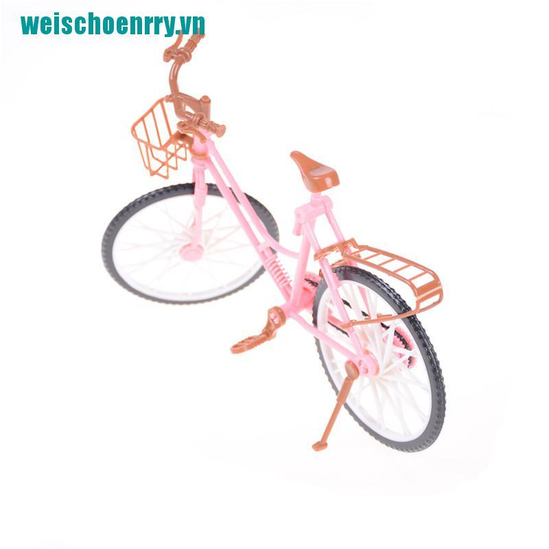 Weis♪Xe Đạp Màu Hồng Có Giỏ Đựng Đồ Chơi Búp Bê