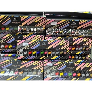 Set cọ nét gel as 12 màu