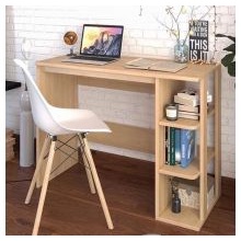 Bàn gỗ học sinh 1m x 44cm x 75cm kèm 3 ngăn - Nhà Mỵ SHop