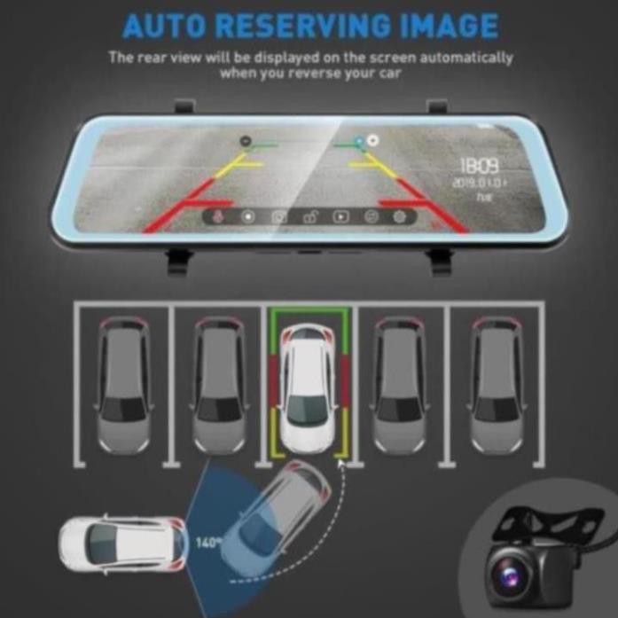 Camera Hành Trình xe ô tô Màn Hình Cảm Ứng 9.66 Inch Ips 1080p Full Hd Cho Xe Hơi💥uy tín💥 | BigBuy360 - bigbuy360.vn