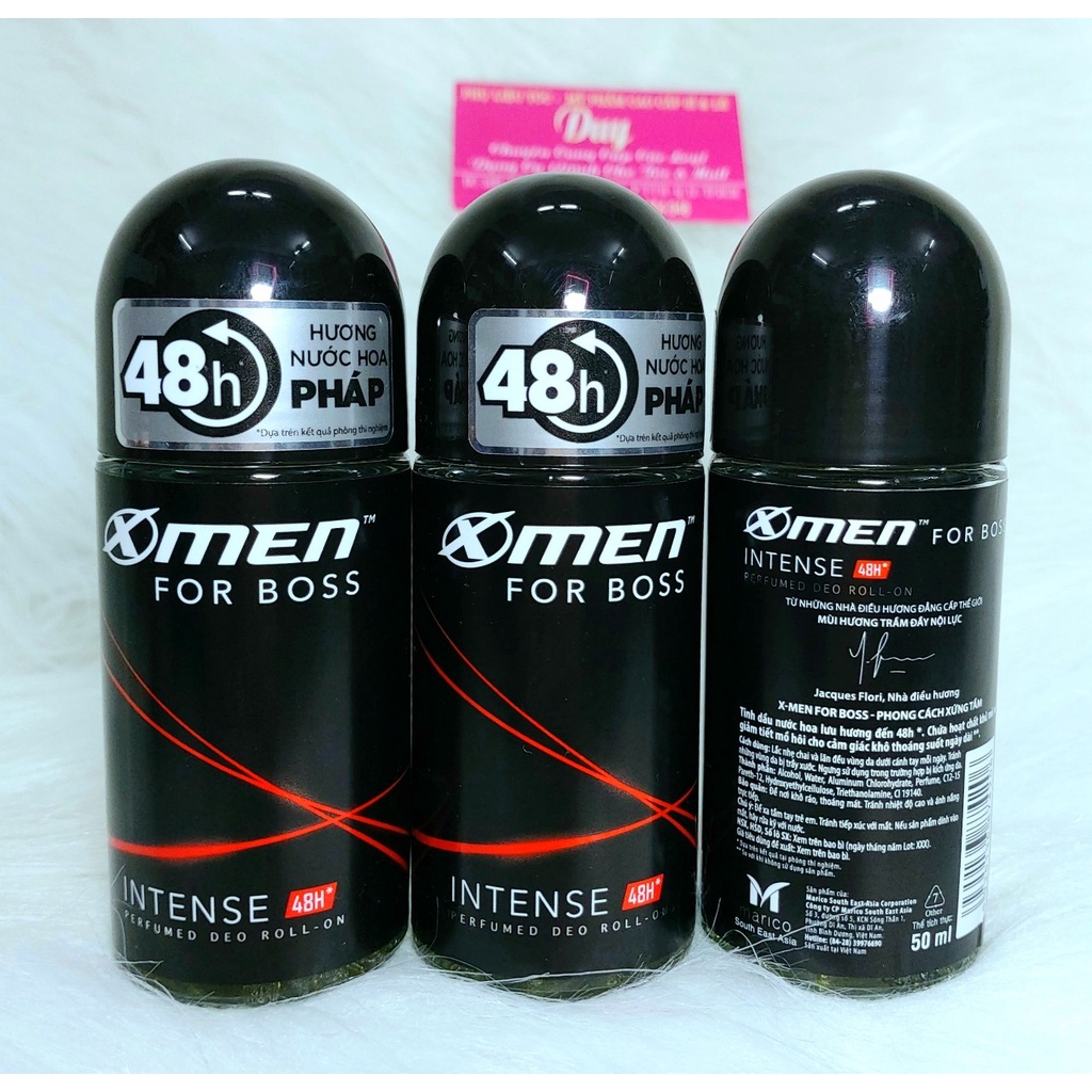 XMEN BOSS - Xịt Khử Mùi & Lăn Khử Mùi Cơ Thể Cho Nam Đủ Loại 150ml - 50ml.