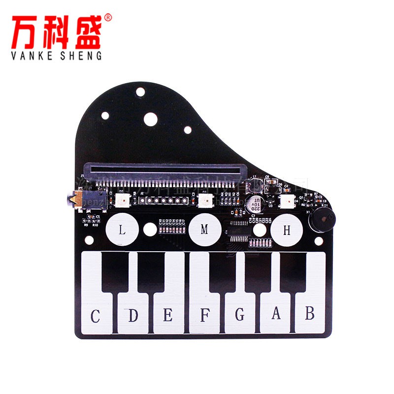 Bảng mở rộng đàn piano MICROBIT micro: bảng phát triển bit Bảng mở rộng âm nhạc Bộ rung đèn màu RGB