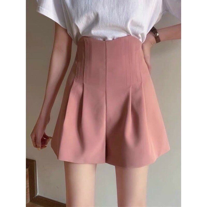 Quần short cạp liền 💥 MẪU MỚI 💥 quần đùi nữ thiết kế trẻ trung, năng động đủ màu: đen,trắng,hồng,ghi. | BigBuy360 - bigbuy360.vn