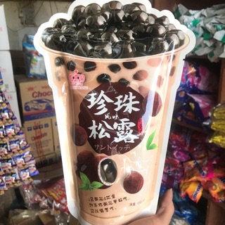 Kẹo Trà Sữa Chân Trâu Đen Đài Loan Gói To Siêu Hot Ăn Vặt Ăn Cùng Pon Pon