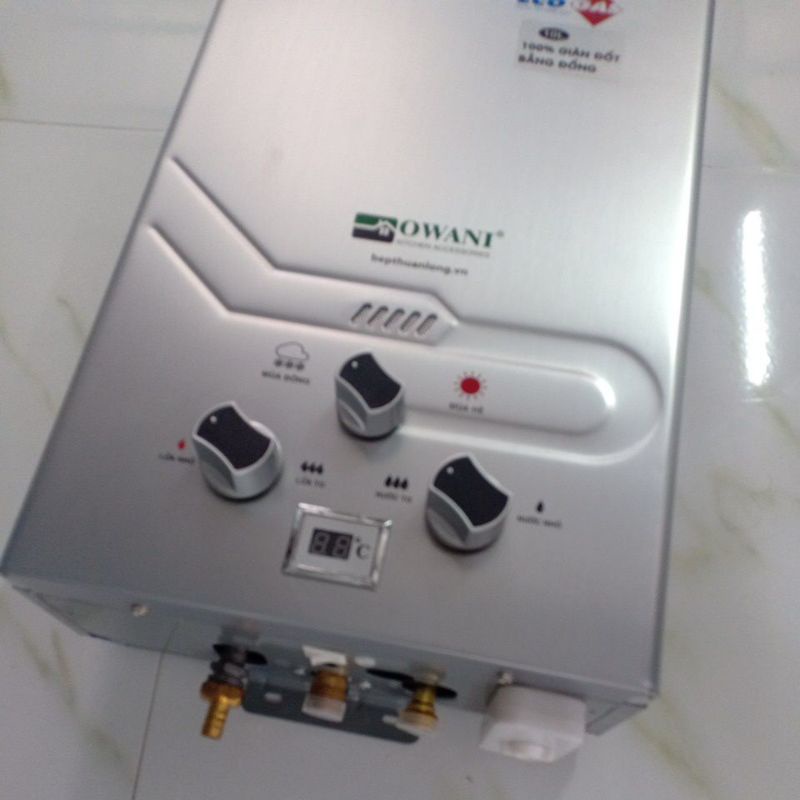 Bình tắm nóng lạnh gas Bluestar 10 lit