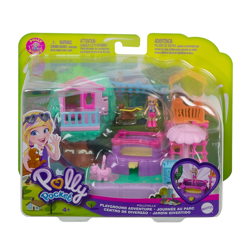 Đồ Chơi POLLY POCKET Khu Vui Chơi Vui Nhộn Polly Pocket GTM67/GTM66