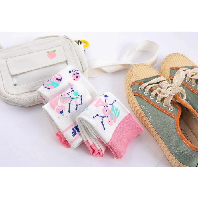 Vớ Tất cotton thể thao cao cổ Nam Nữ phong cách trẻ trung, cá tính.