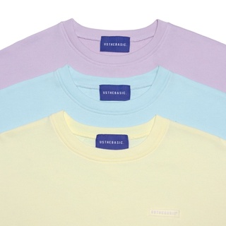 Usthebasic - Set Áo Quần UTB Terry Logo Sweatshirt & Shorts