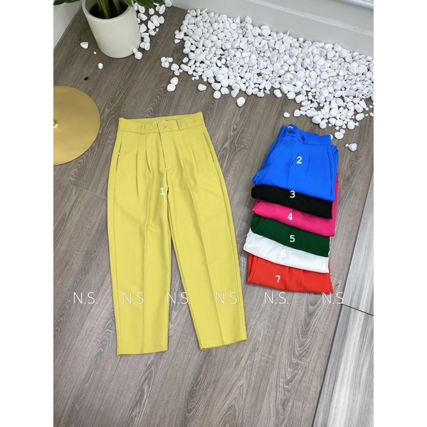 QUẦN BAGGY 1 CÚC NHIỀU MÀU HOTTREND CHẤT DÀY DẶN MS15726