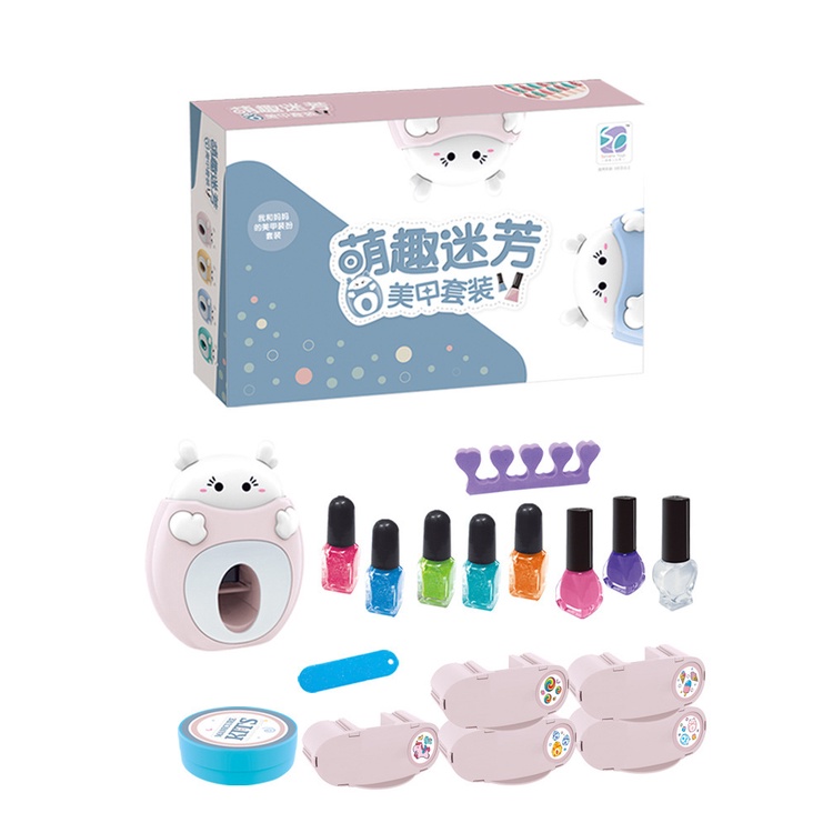 Bộ đồ chơi làm nail sơn móng cho bé- đồ chơi bé gái MH: B0325