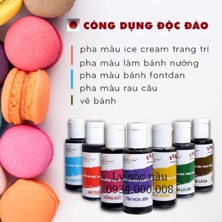 Màu gel thực phẩm unicorn color 28g - ly sóc nâu