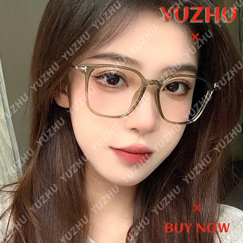 Mắt Kính Vuông Oversize TR90 Chống Ánh Sáng Xanh Phong Cách Nhật Bản