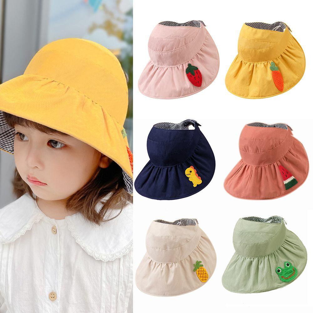 Nón Rộng Vành Che Nắng Hở Chóp Unisex Cho Bé MIHAN1