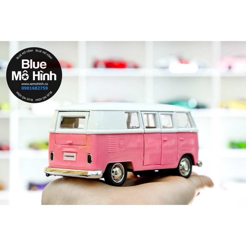 Blue mô hình | Mô hình xe Volkswagen Bus 1:36 Hồng
