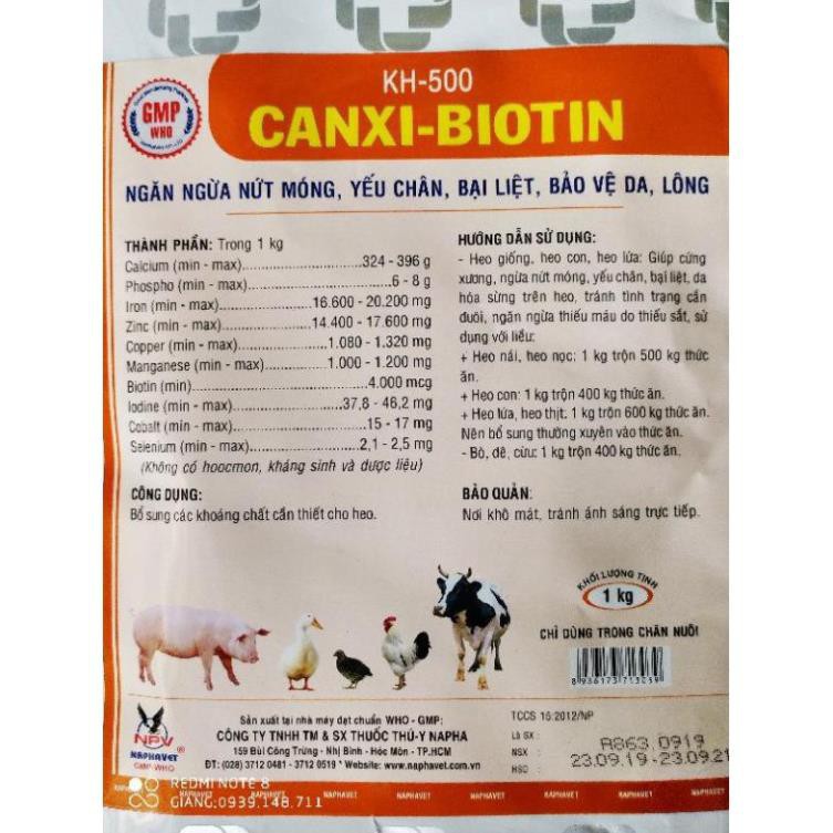 CANXI BIOTIN GÓI 1KG NAPHAVET