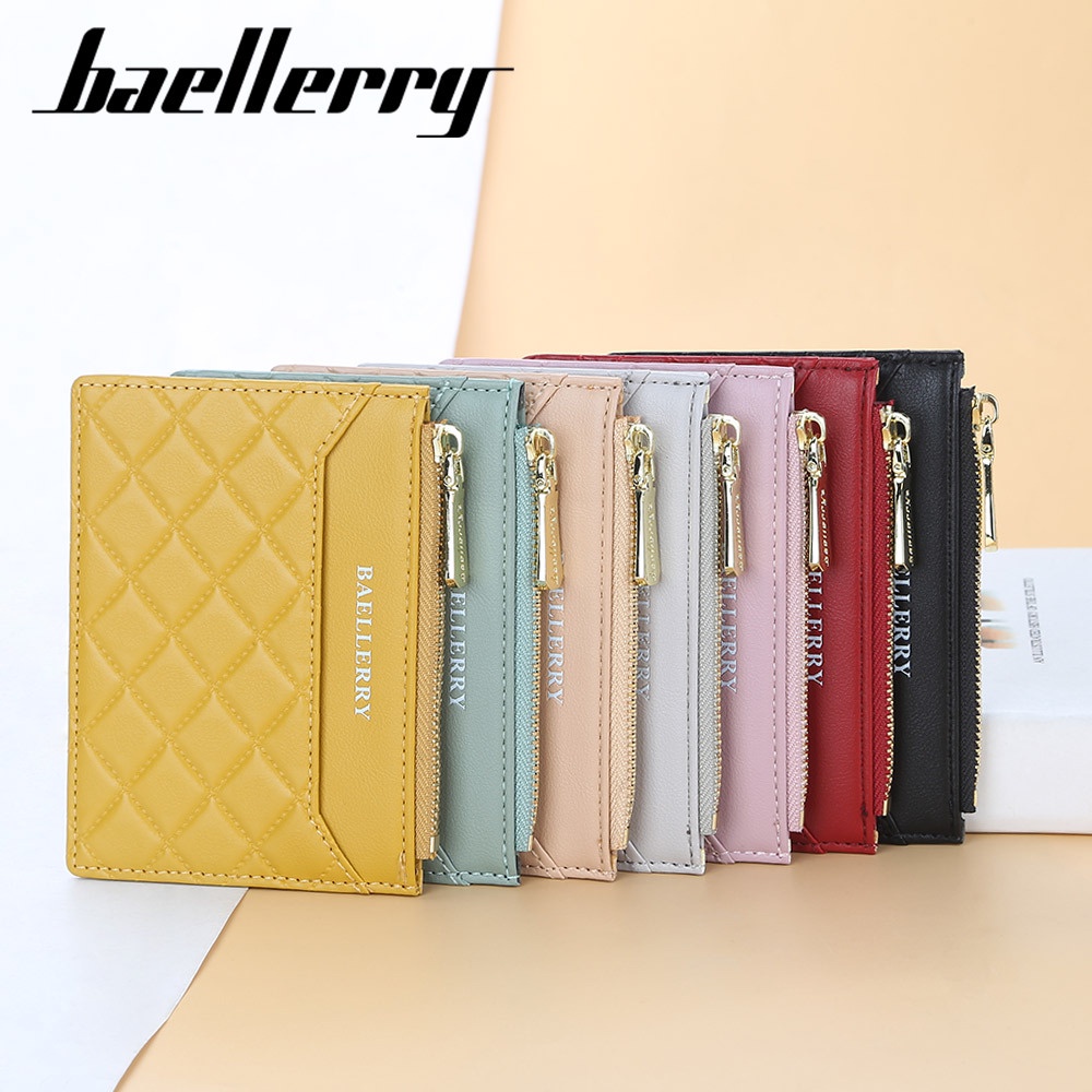 Ví Mini Nữ Hàng Hiệu BAELLERRY Nhỏ Xinh Mỏng Nhẹ Chứa Thẻ Xe, Thẻ Ngân Hàng - NR079