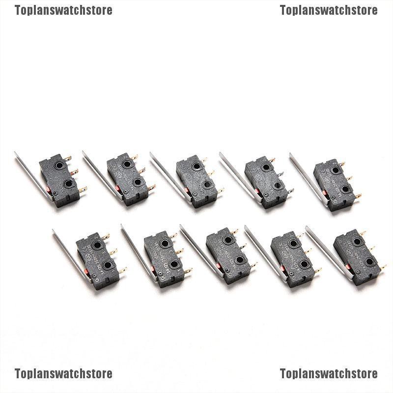 Set 10 Công Tắc Microswitch KW11-3Z 5A 250V 3PIN Chuyên Dụng