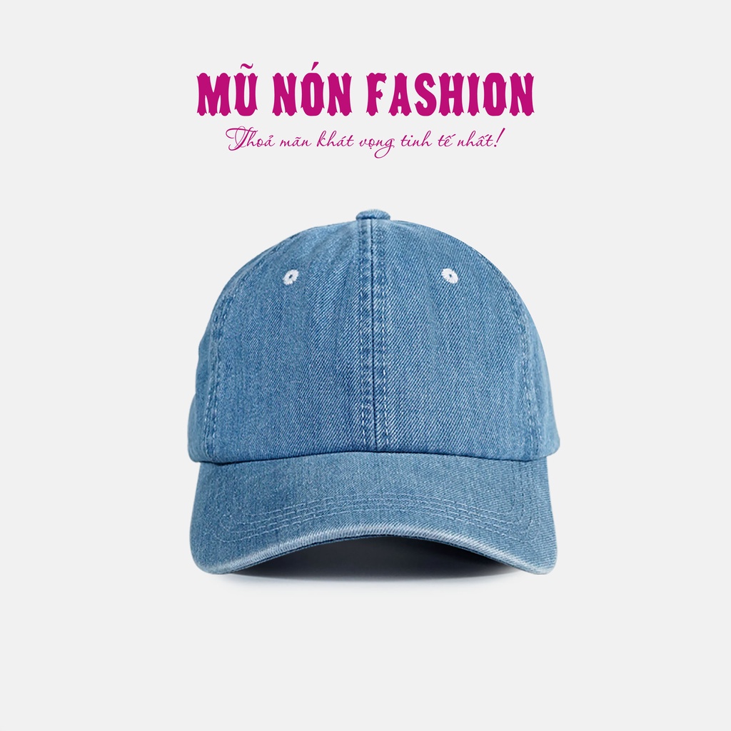 Mũ Jean Trơn - Nón kết nữ nam cao cấp full box phong cách thời trang ulzzang [Freeship Extra] toàn quốc