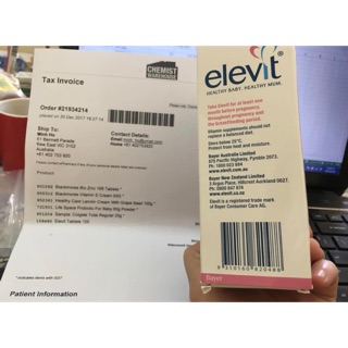 Elevit cho bà bầu