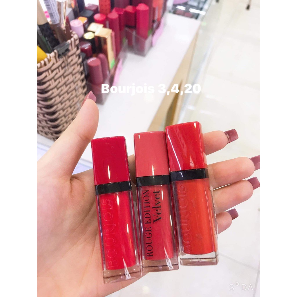 Son kem lì Velvet Bourjois Rouge Edition chính hãng Pháp