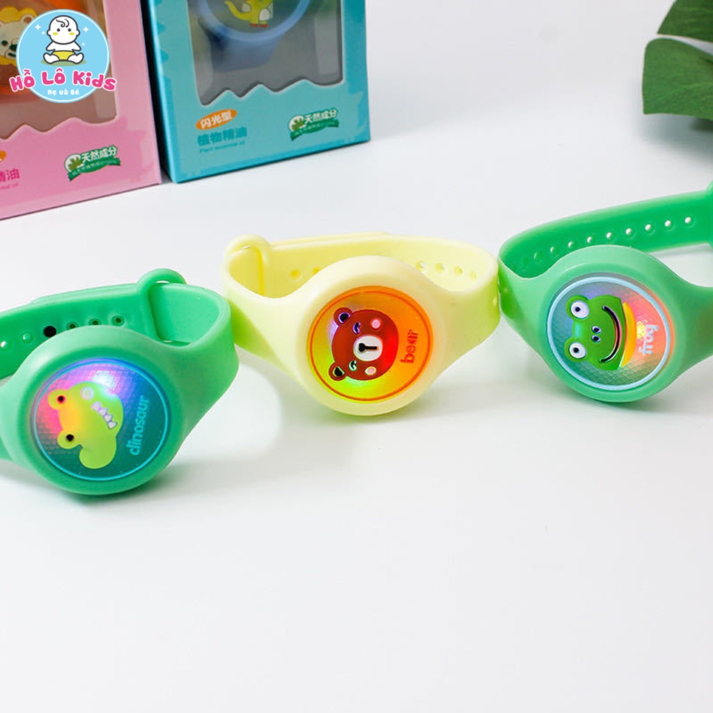 Đồng hồ tinh dầu đuổi muỗi phát sáng nhiều hình dễ thương cho bé Hồ Lô Kids