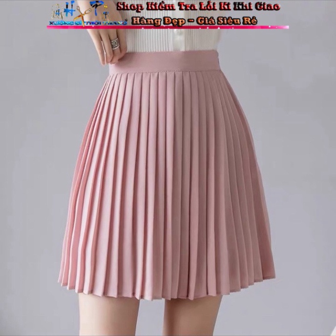 Chân Váy Xếp Ly Có Quần Trong Mẫu Basic Hót 2022 Siêu Thời Trang-VD17   -TEEN