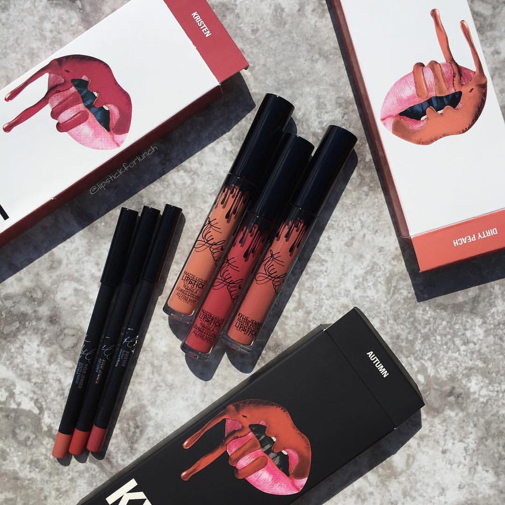 Set son Kylie Lip Kit màu Autumn