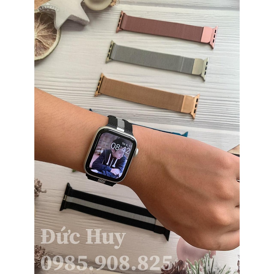 Dây Milanese Loop dành cho Apple Watch chất liệu thép không gỉ