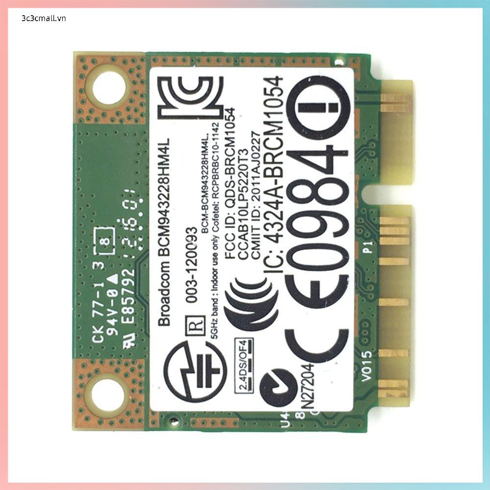 ✨chất lượng cao✨Dual Band 300Mbps BCM943228HMB 4.0 802.11a/b/g/n Wifi Card Half Mini PCI-E | WebRaoVat - webraovat.net.vn