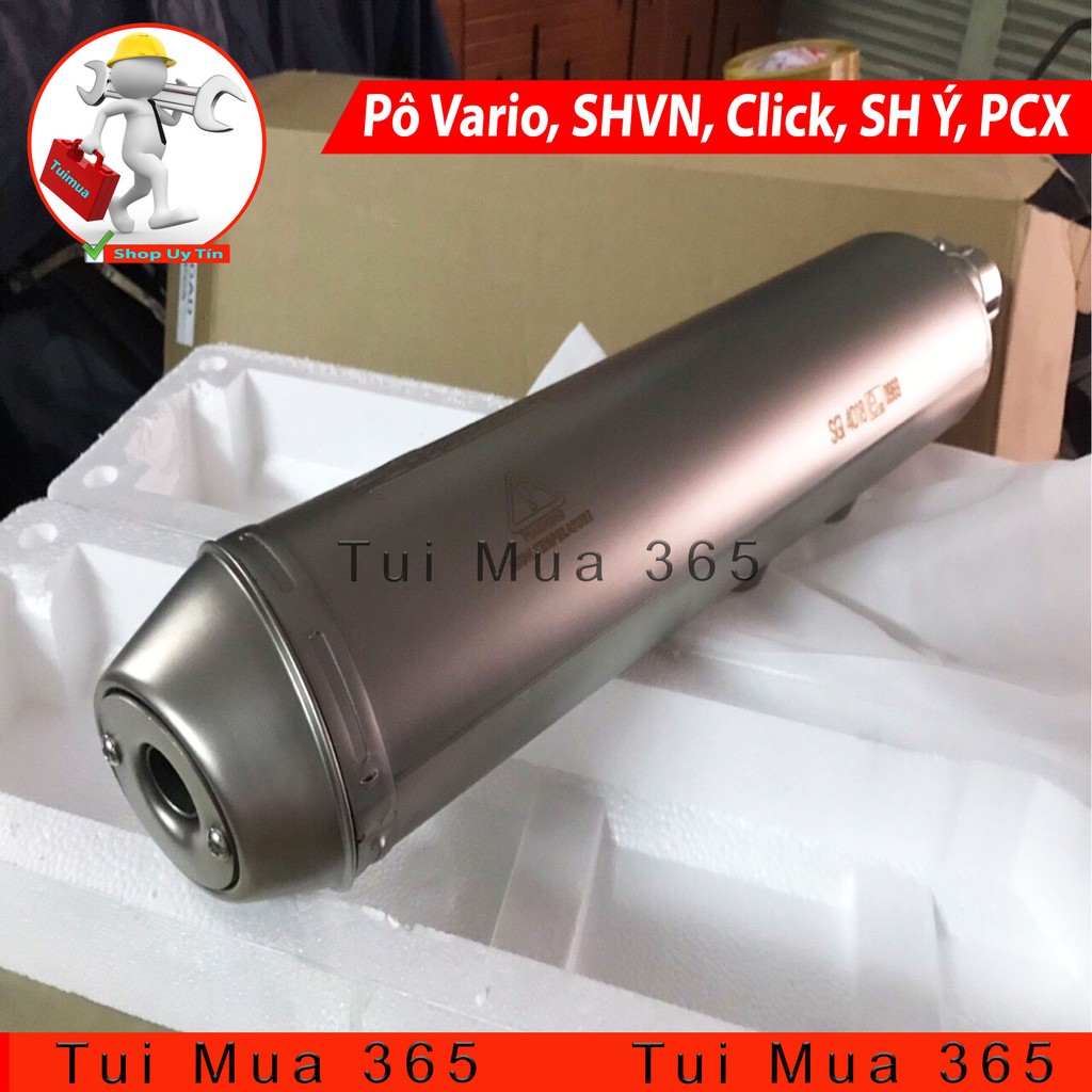 Pô 4Road Hàng Chuẩn Copy Full Cổ Pát cho Vario, Click, SHVN, SH Ý, PCX