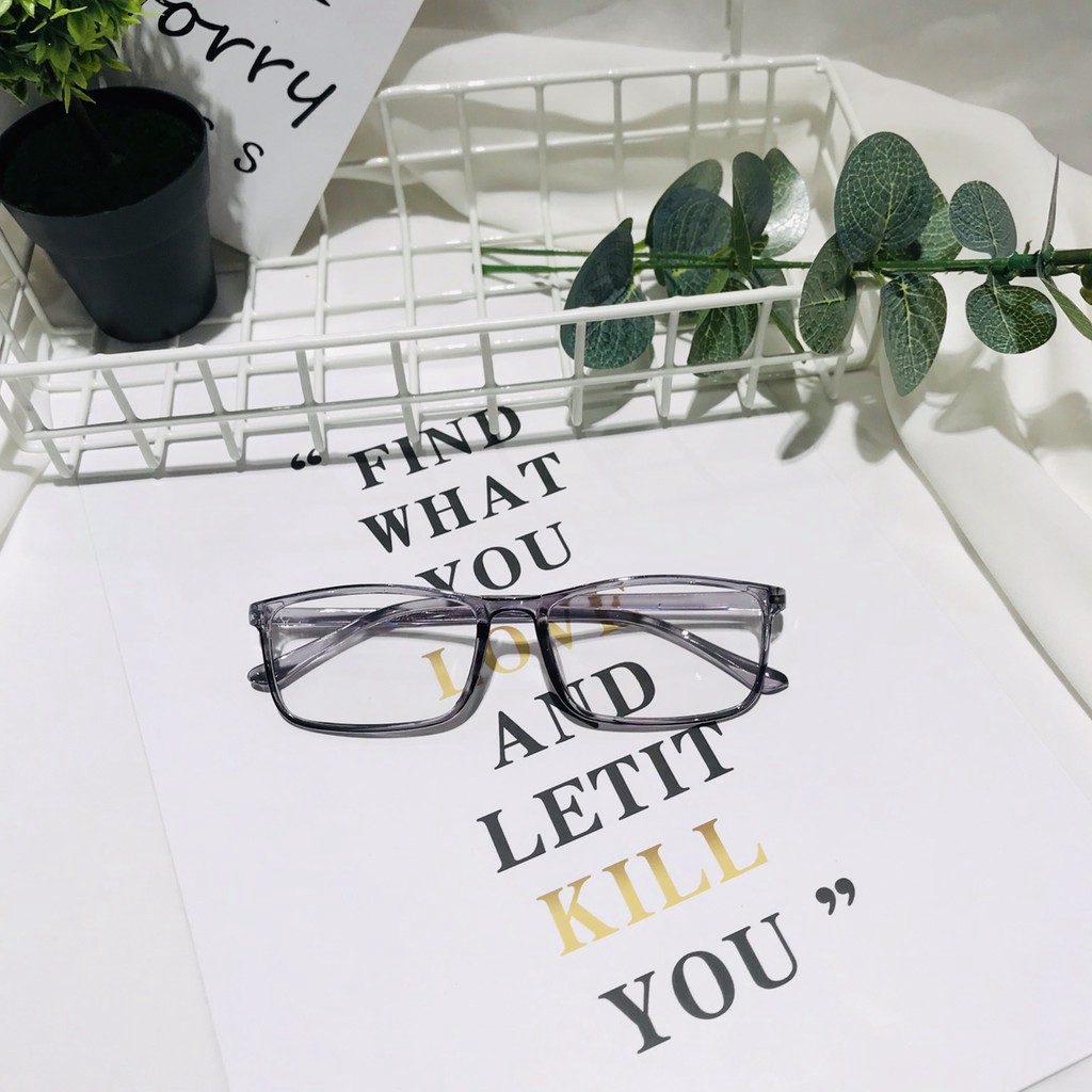 [HÀNG HOT] Mắt kính giả cận gọng dẻo Hàn Quốc 💖 kính mát nam nữ cao cấp hot trend AH154 | BigBuy360 - bigbuy360.vn