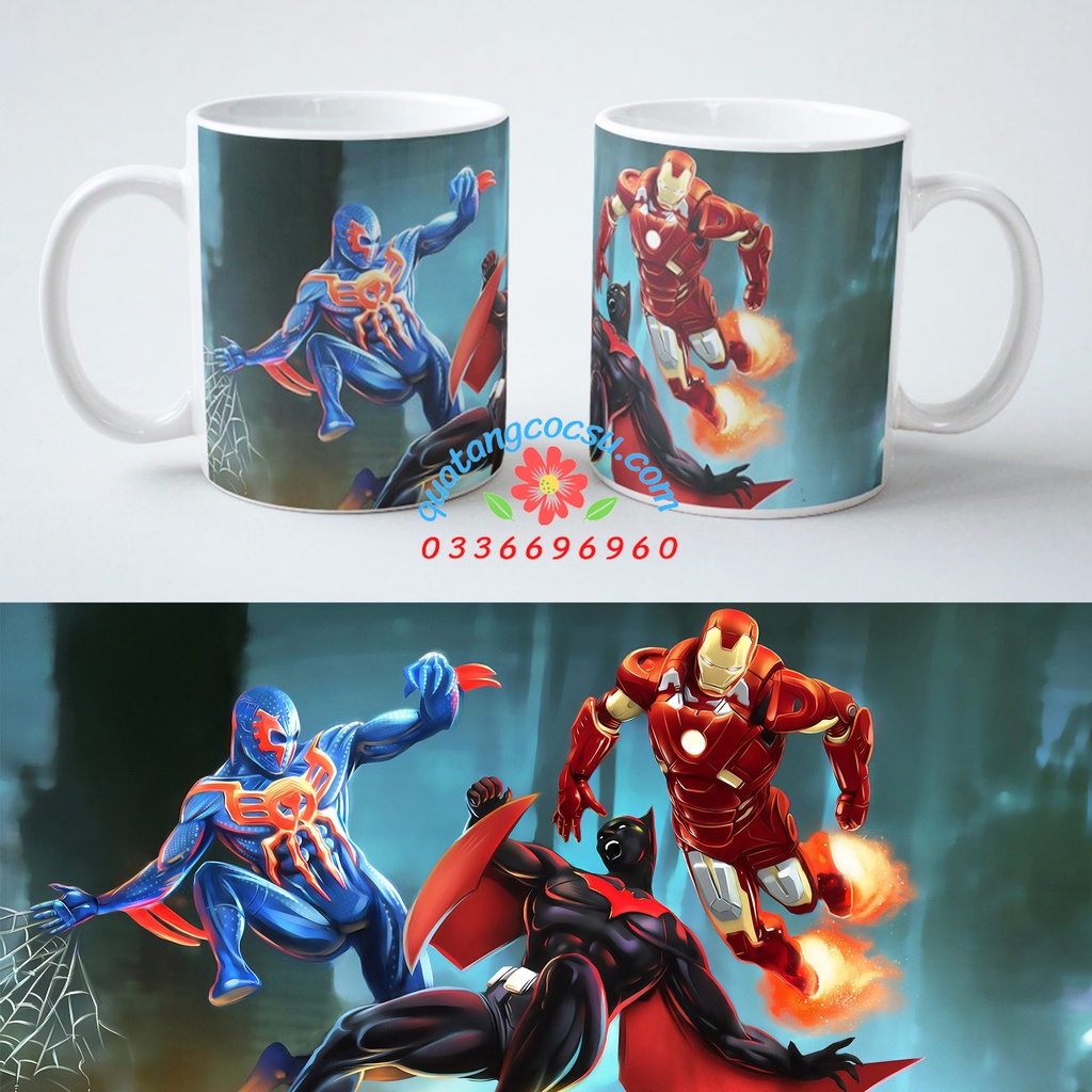 Cốc Sứ Spider Man Nhiều Mẫu, Cốc Spider Man Loại 1, Cốc Marvel