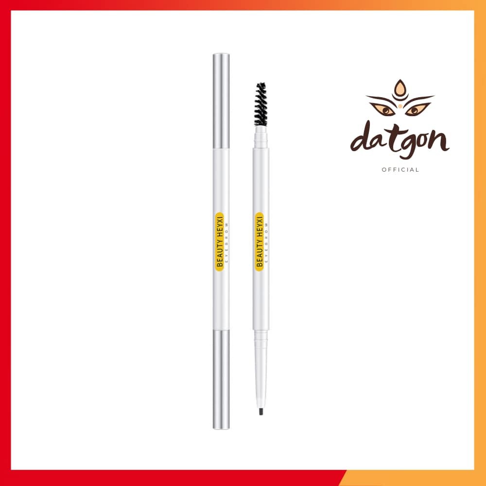 Chì kẻ mày 2 đầu nét mảnh chính hãng tiện lợi Heyxi Verythin Eyebrow Pencil nội địa 2021