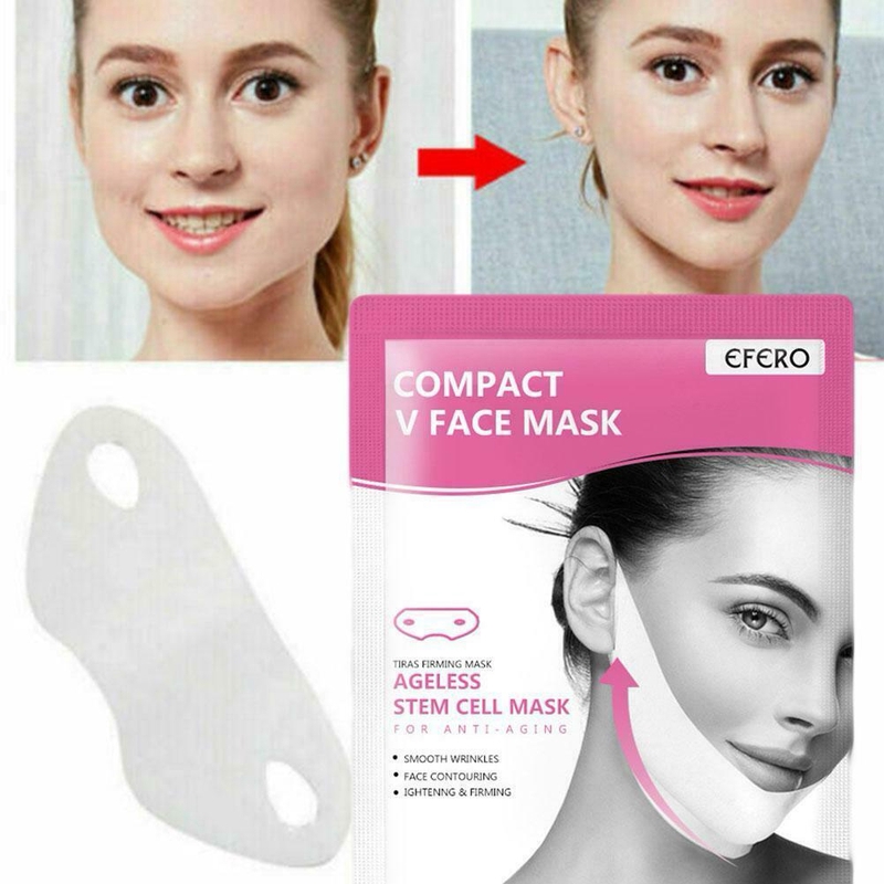 [❤ღ] V-Shape Thin Face Mask Slimming Lifting Firming Fat Burn Double Chin V-line Mask