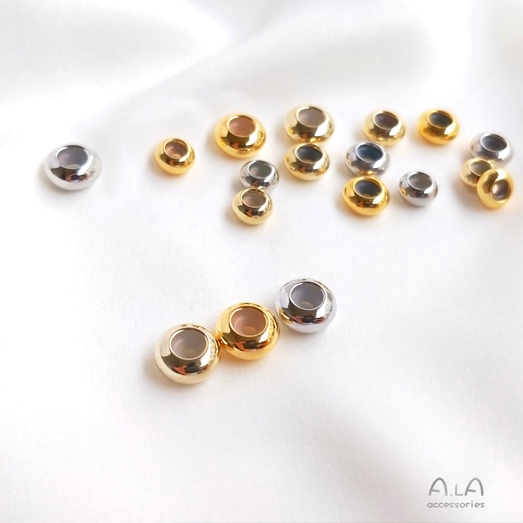 Hạt Silicon 18K Màu Vàng 18K Phụ Kiện Làm Trang Sức diy