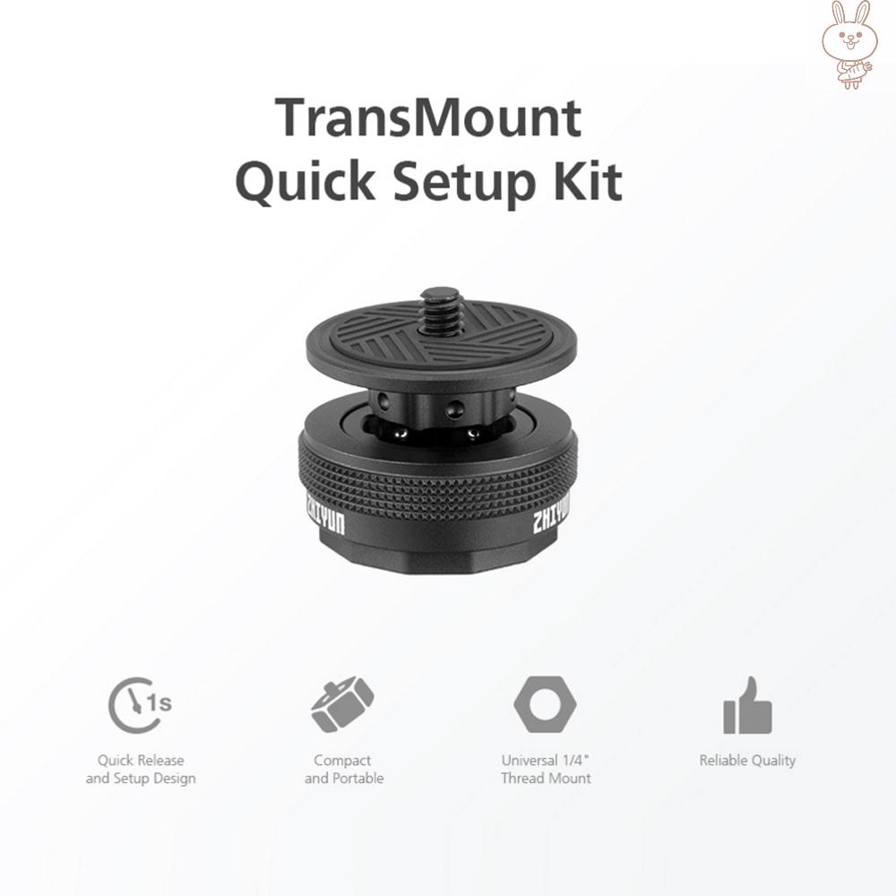 RD Zhiyun Quick Setup Kit Stabilizer Accessories with 1/4 Inch Screw Mount for Zhiyun Crane 3 Lab/Weebill Lab/Crane 2/Crane Plus/Crane V2/Crane-M Stabilizer Gimbal