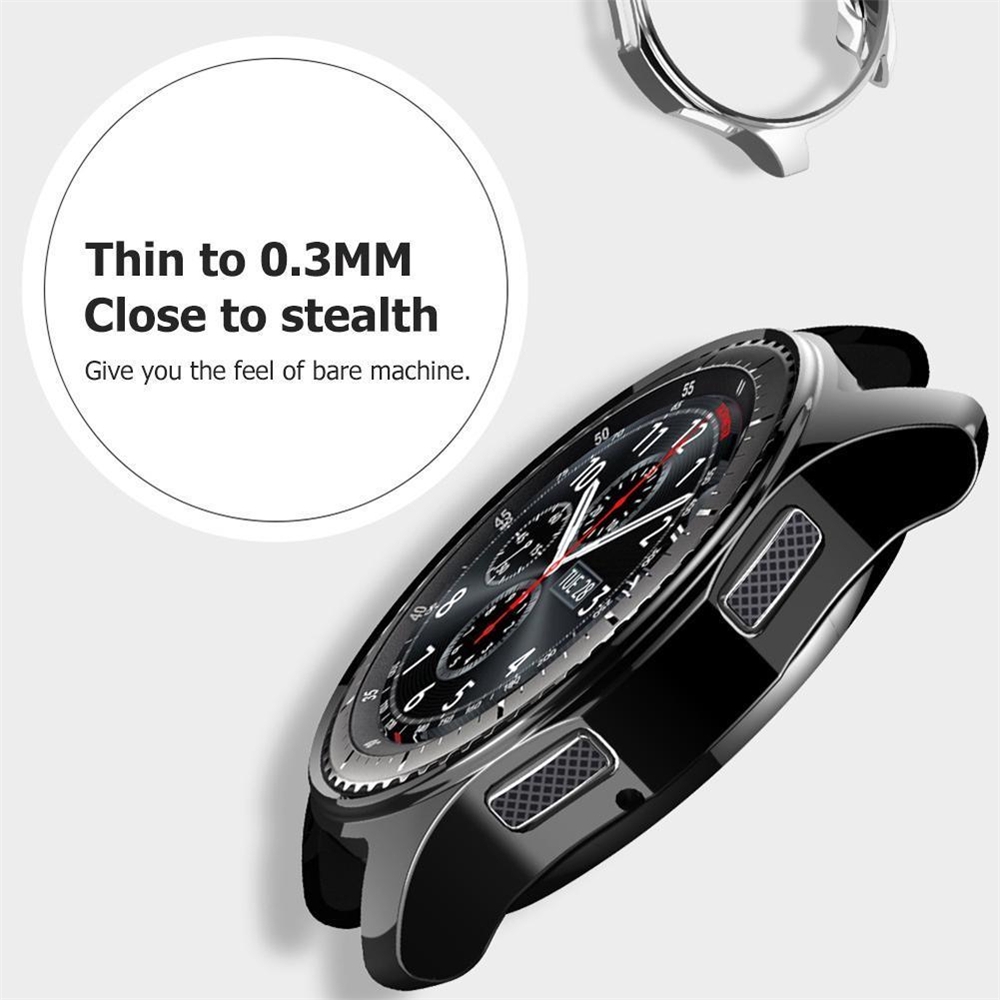 Ốp bảo vệ bằng TPU siêu mỏng chống sốc chống trầy cho mặt đồng hồ Samsung Gear S3 Galaxy Watch 46mm